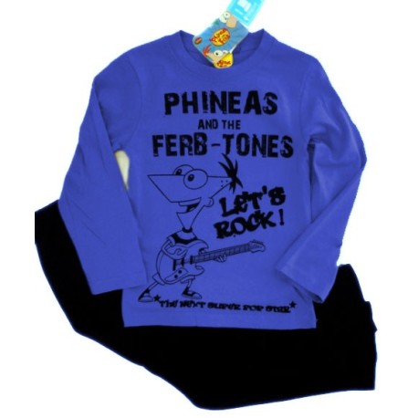 Pijama Niño PHINEAS & FERB Azul