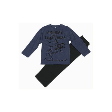 Pijama Niño PHINEAS & FERB Azul Marino