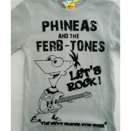 Pijama Niño PHINEAS & FERB Gris