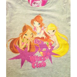 Camiseta WINX CLUB Glitter Gris