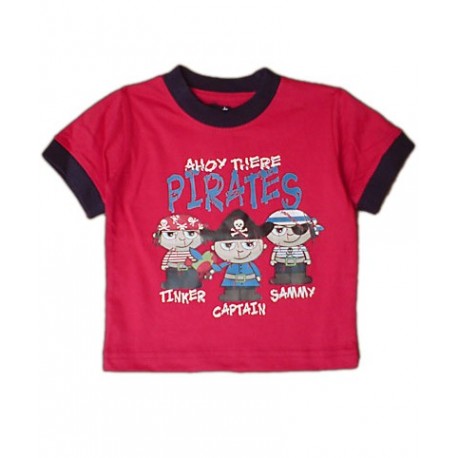 Camiseta Pirata MINOTI Roja  solo 12M / 74cm