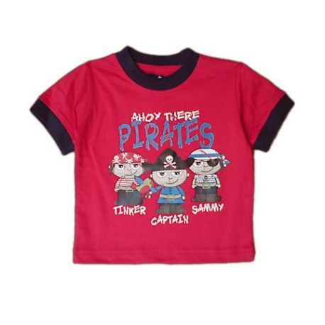 Camiseta Pirata MINOTI Roja  solo 12M / 74cm