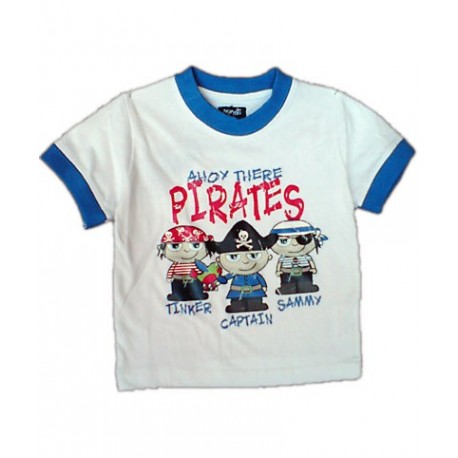 Camiseta Pirata MINOTI Blanca solo 24M / 86cm