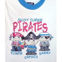 Camiseta Pirata MINOTI Blanca solo 24M / 86cm