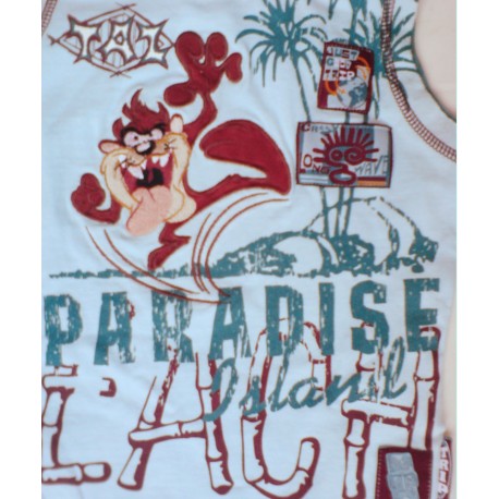 Camiseta Tazz Looney Tunes Beach Paradise azul s/m