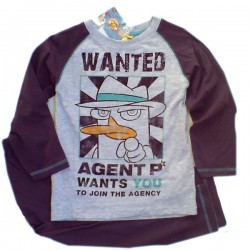 Pijama Phineas & Ferb largo Agente P