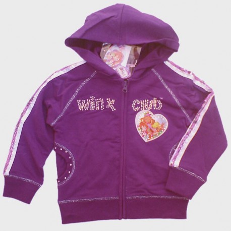 Sudadera WINX CLUB lentejuelas Blanca