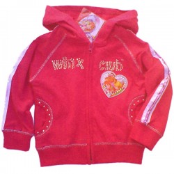 WINX CLUB Hoody Jacket with Sequels Hot Pink
