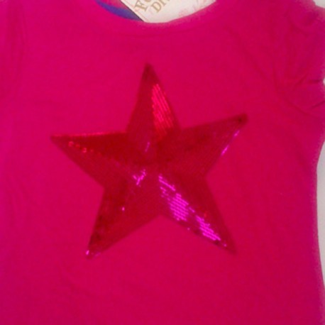 Camseta Funky Diva Star Lentejuelas