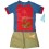 Conjunto SCOOBY DOO Bermuda + Camiseta  FUTBOL Azul Grana