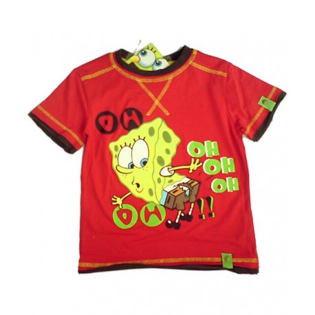 Camiseta BOB ESPONJA Rojo OH-OH 