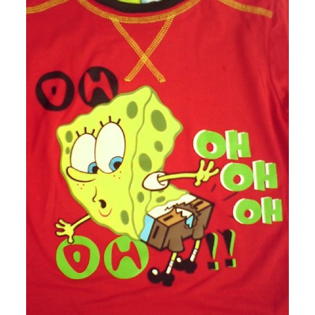 Camiseta BOB ESPONJA Rojo OH-OH 