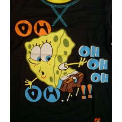 Camiseta BOB ESPONJA Negro OH-OH 