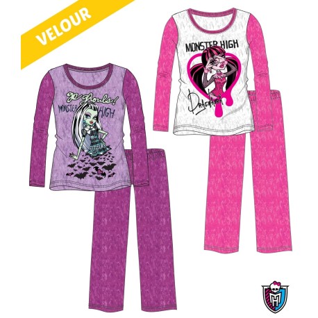 Pijama Terciopelo Monster High Draculaura - Frankie