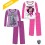 Pijama Terciopelo Monster High Draculaura - Frankie