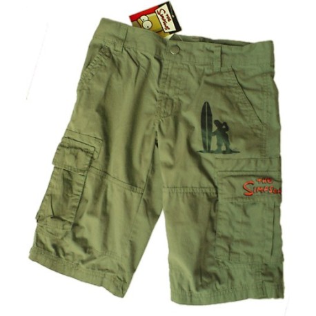 Bermudas BART SIMPSON Surfer Caqui