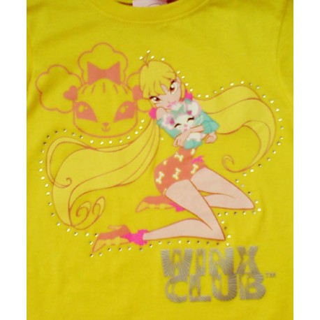 Camiseta WINX CLUB Brillantes STELLA Amarillo