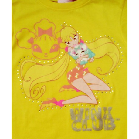 Camiseta WINX CLUB Brillantes STELLA Amarillo