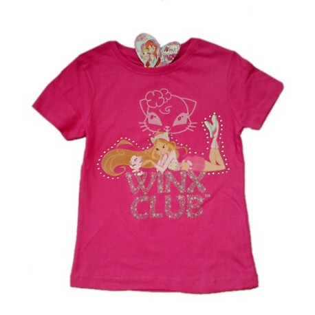 Camiseta WINX CLUB Brillantes FLORA Rosa
