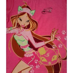 Camiseta WINX CLUB estampada FLORA Rosa