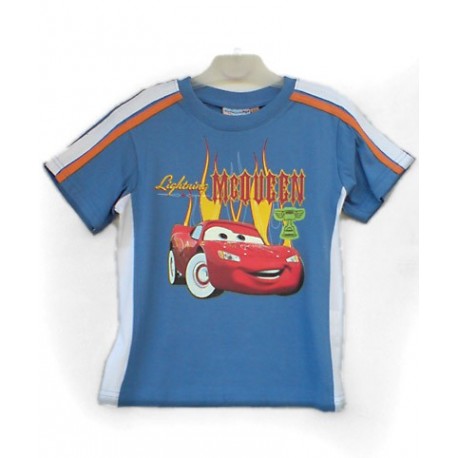 Camiseta CARS con Bandas Sport Azul