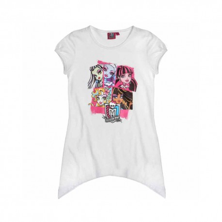 Mini Vestido Camiseta Monster High Niña Original T-shirt Mini Dress
