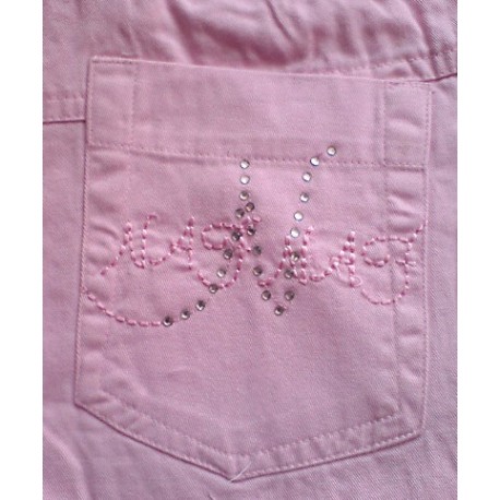 Shorts NAFNAF blanco-rosa