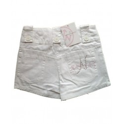 Shorts NAFNAF blanco-rosa
