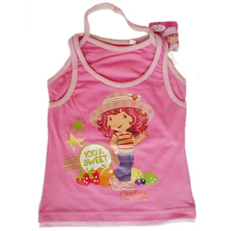 Camiseta Tarta de Fresa Doble Tirante