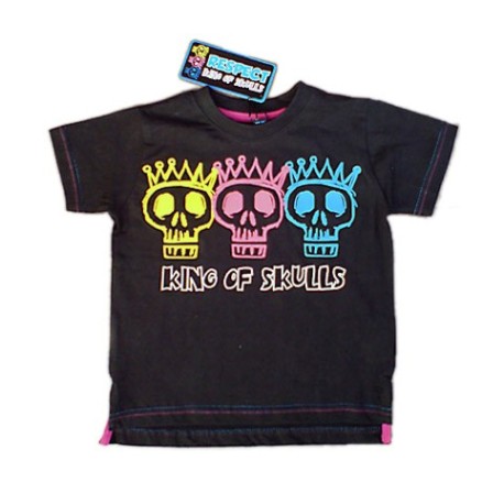 Camiseta King SKULL Gris