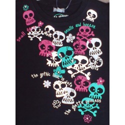 Top Skulls FUNKY DIVA Negro con Brillantes