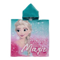 Frozen Hooded Poncho Towel Elsa Magic Cotton 60cm Official