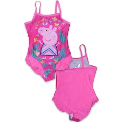 Peppa Pig Girls Swimsuit Pink Beautiful Official