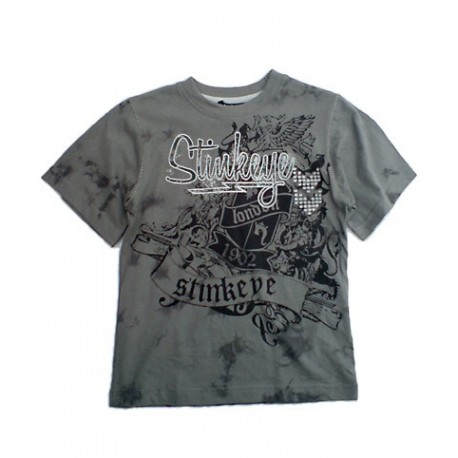 Camiseta STINKEYE estilo Tatoo Batik Gris