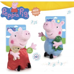 Peppa Pig Peluche con Sonido 27cm