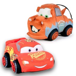 Plush Figures Cars Lightning Macqueen and  Mater 22cm Pack 2 Characters