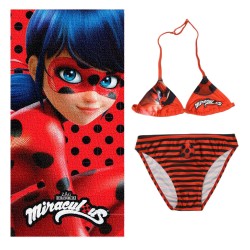 Bikini y Toalla Miraculous Ladybug Prodigiosa Original