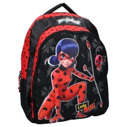 Mochila Miraculous Ladybug 44cm XL Glitter School Bag