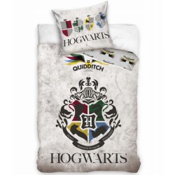 Funda Nórdica Hogwarts Harry Potter Algodon 160x200 para cama 90cm Oficial  Set