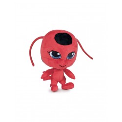 Pack 2 Plush Figure Plug and Tikki 10 Inches Miraculous Ladybug Official