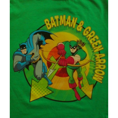 Camiseta BATMAN y GREEN ARROW verde