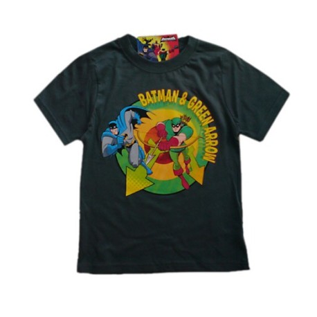 Camiseta BATMAN y GREEN ARROW gris