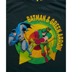 Camiseta BATMAN y GREEN ARROW gris