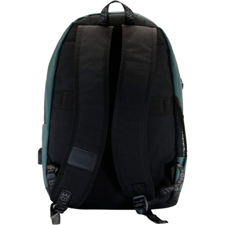 Mochila HS 1.3 Stranger Things Hawkins 85 Extra Grande 45cm Multifuncion USB Original