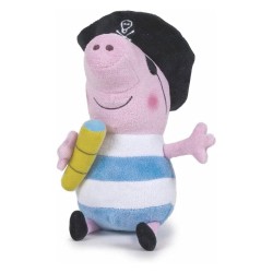 Peppa Pig and  George Pack 2 Plush 8 Inches Fairy and Pirate Original