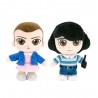 Peluche Stranger Things Pack personajes Eleven y Mike Coleccion Oficial
