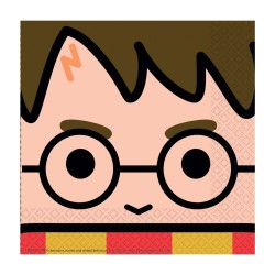 Pack Fiesta Harry Potter Platos Cumpleaños Vasos Servilletas y Bolsas Chuches Licencia Oficial