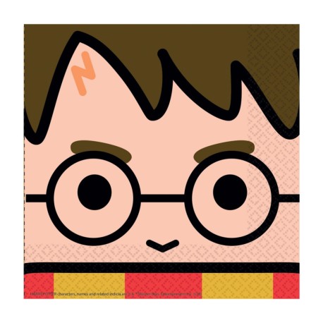 Pack Fiesta Harry Potter Platos Cumpleaños Vasos Servilletas y Bolsas Chuches Licencia Oficial