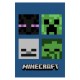 Manta Polar Minecraft 100x150cm Steve Creeper Zombies Diseños Originales
