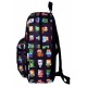 Minecraft Large School Backpack Multiuse Laptop Bag Chibi Characters